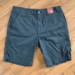 NWT Arizona Jean Co Black Shorts 10” Inseam Classic Fit Men’s W 34 Knee Length